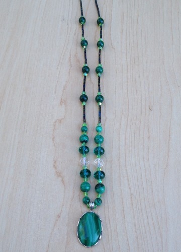 necklace malachite1